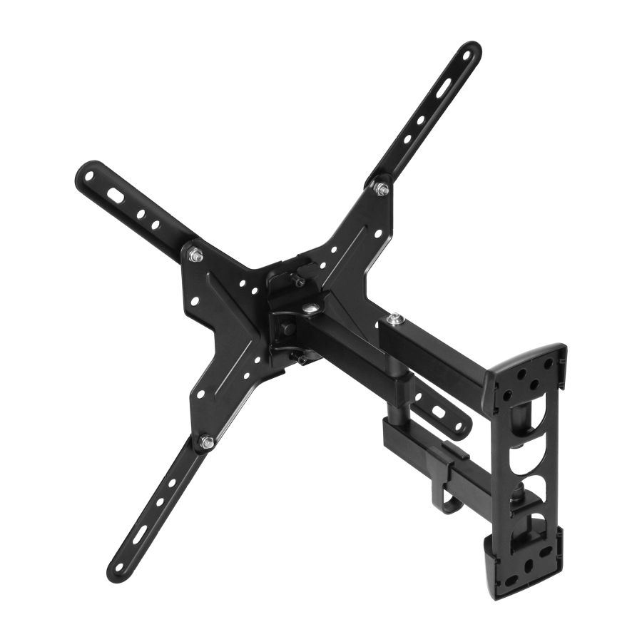 Full motion TV wall mount, 13″–42″